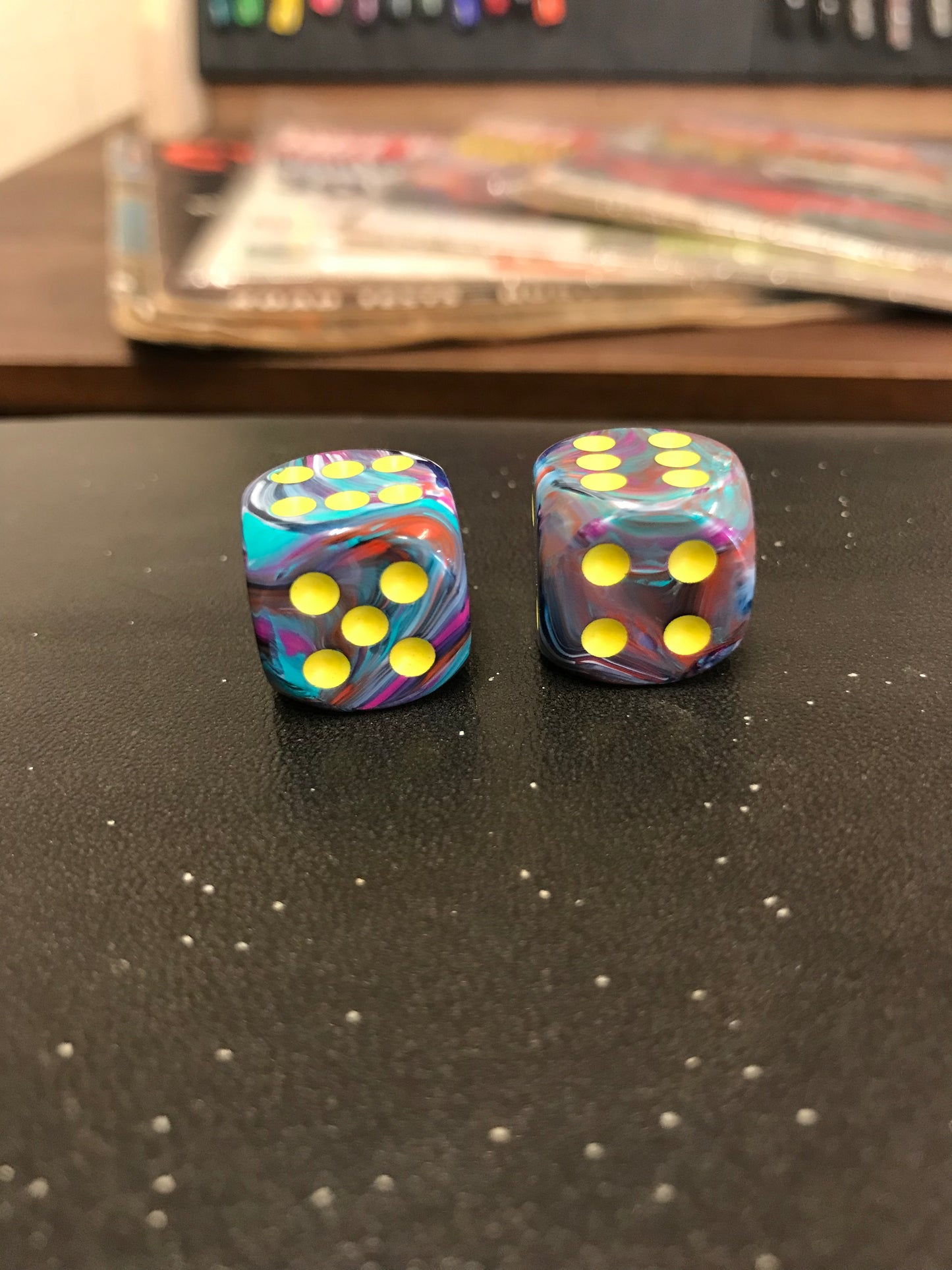 Space Odyssey Dice Valve Stem Caps