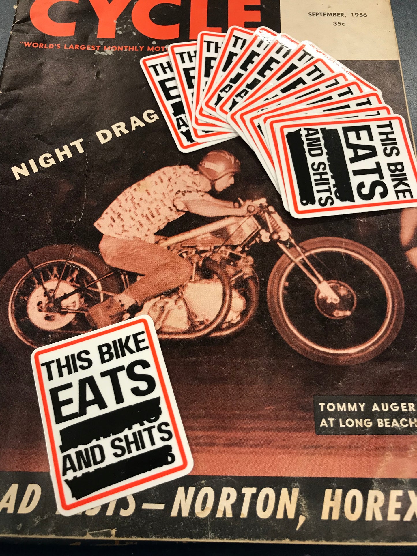 This Bike Eats - Sticker