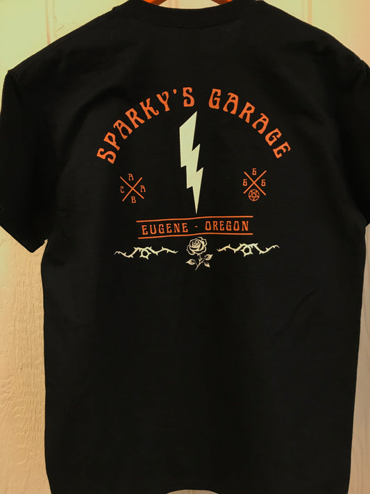 Sparky’s Tee - Skate Trash Orange